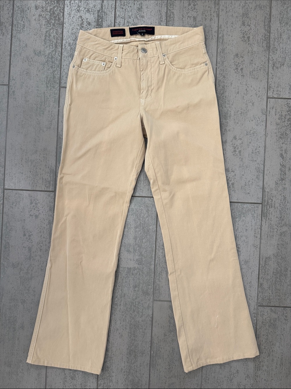 Fabrizio Gianni Wide-Leg Khakis — High-Rise Relaxed Fit